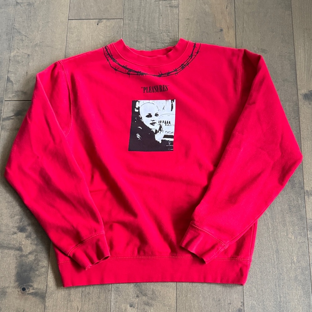 Pleasures Britney Spears Barbed Wire Crewneck Sweater Medium